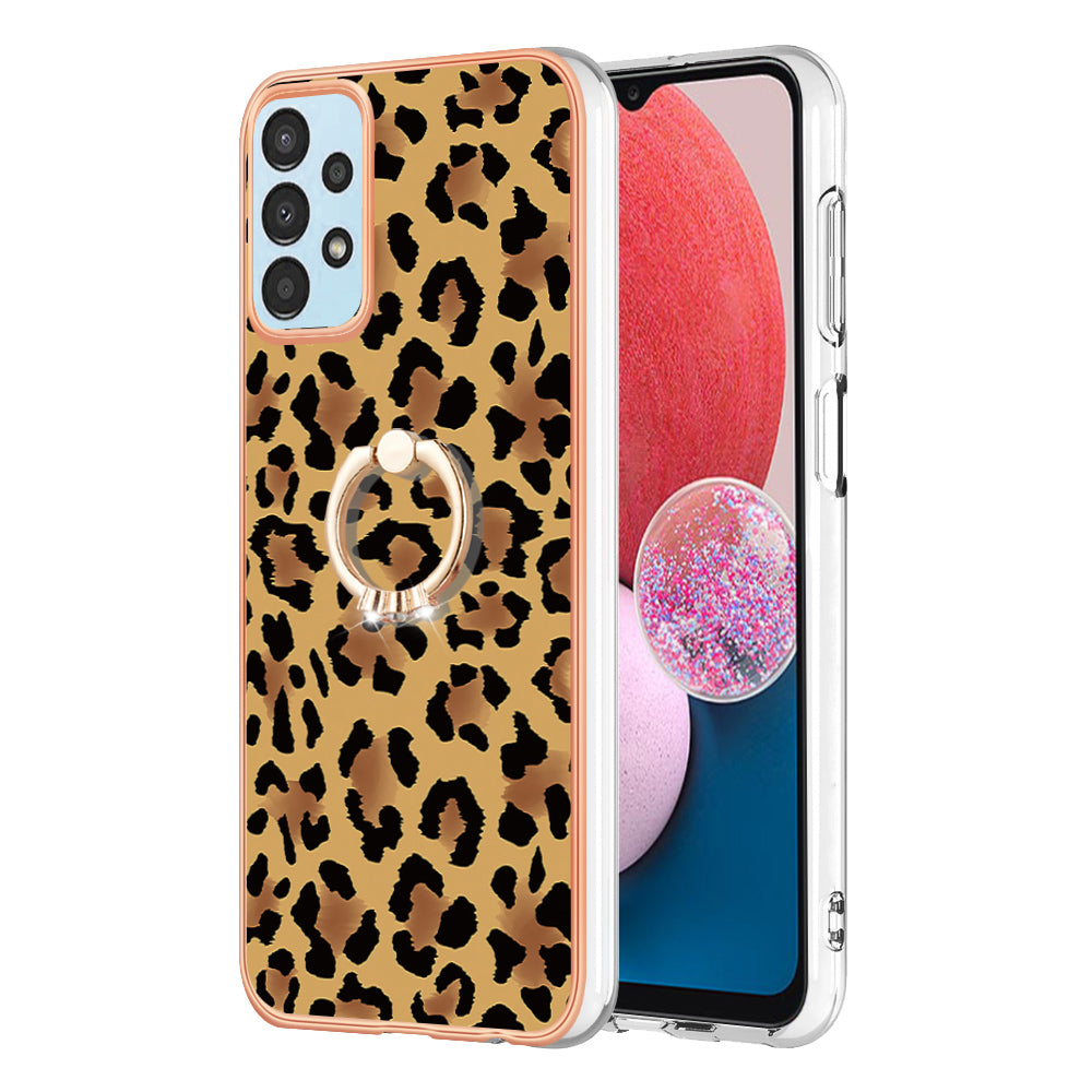 YB IMD Series-20 Style D For Samsung Galaxy A23 5G (Global Version) A23 4G 2.0mm IMD Phone Case Electroplated TPU Kickstand Cover