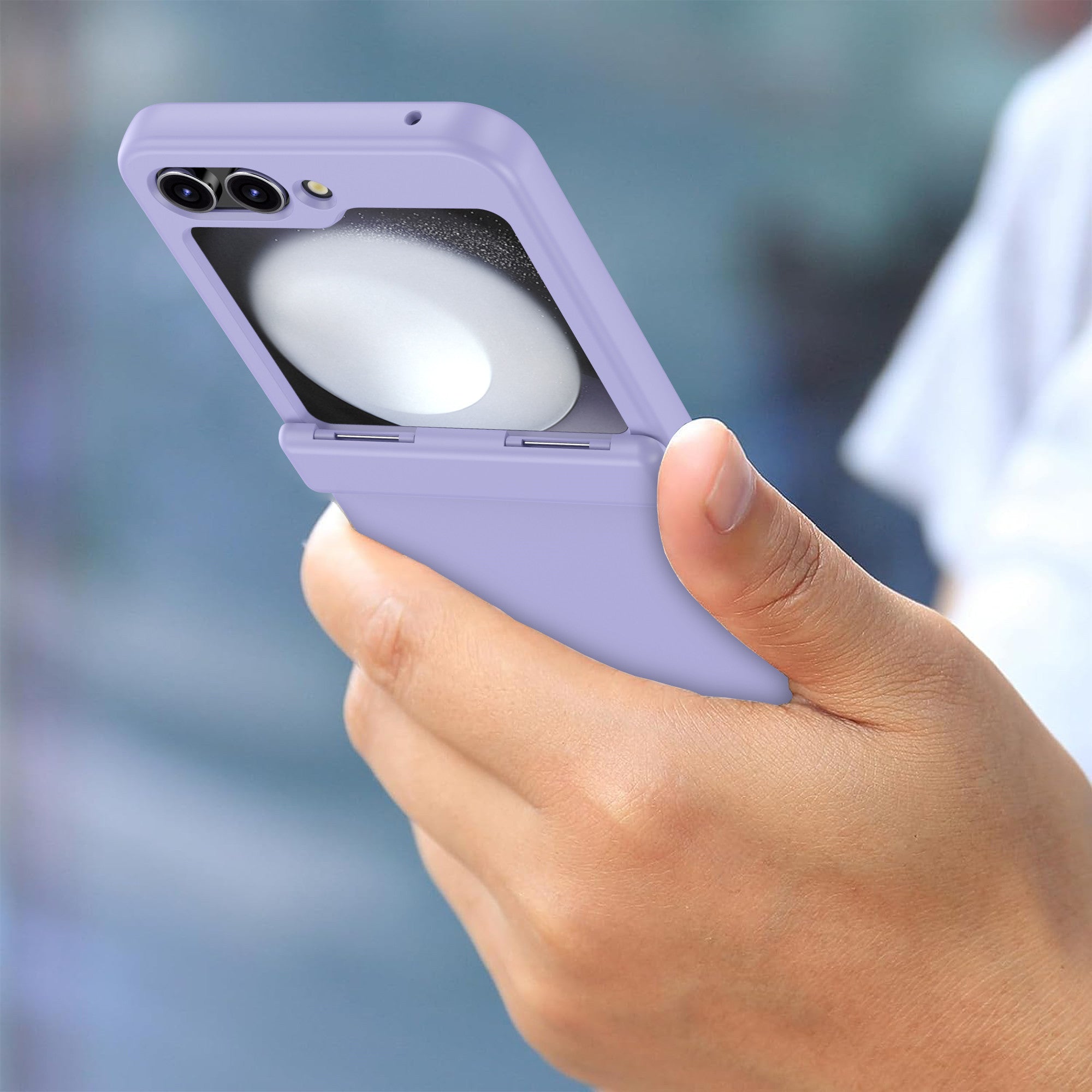 Hard PC Folding Phone Case for Samsung Galaxy Z Flip5 5G Hinge Protection Phone Cover