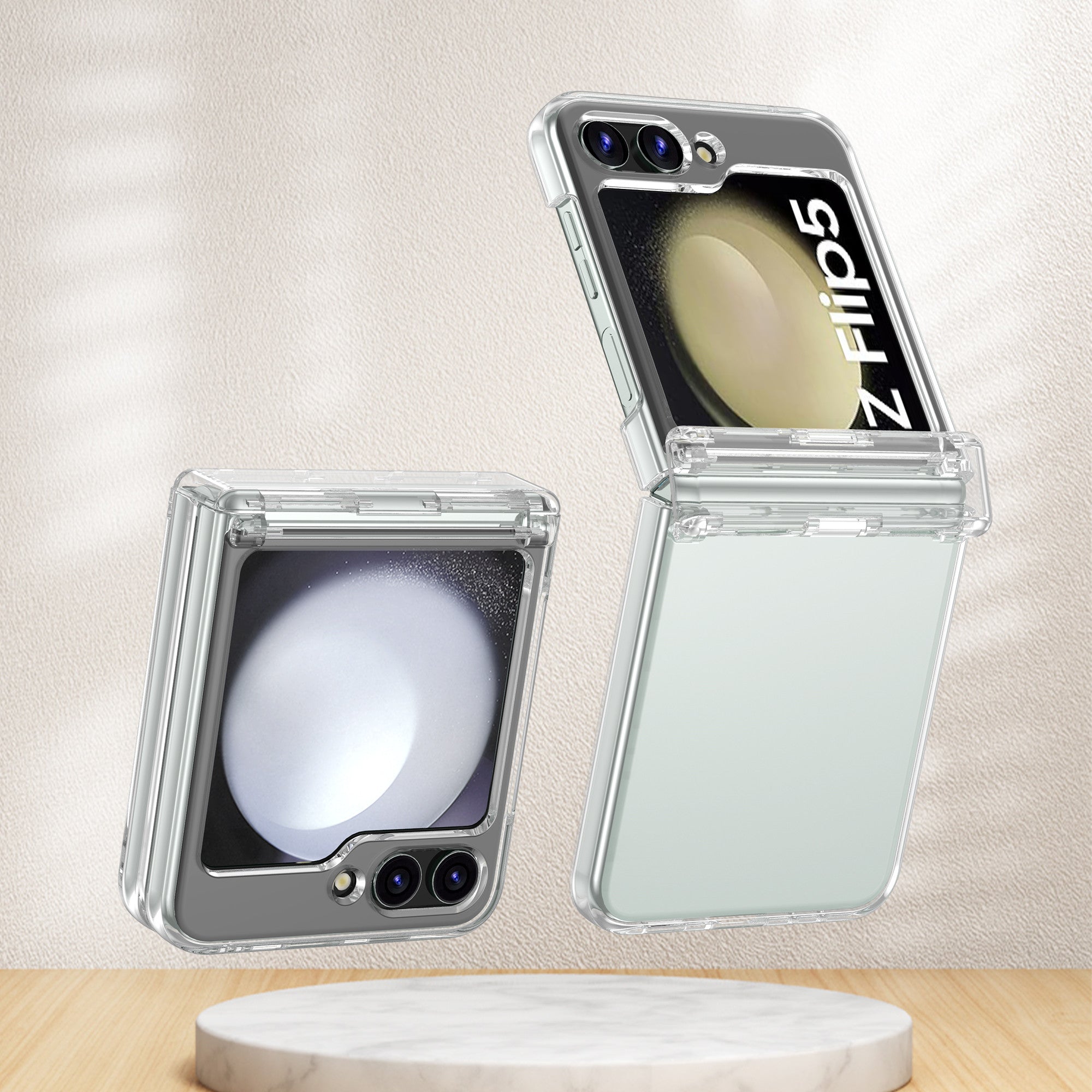 Hard PC Folding Phone Case for Samsung Galaxy Z Flip5 5G Hinge Protection Phone Cover