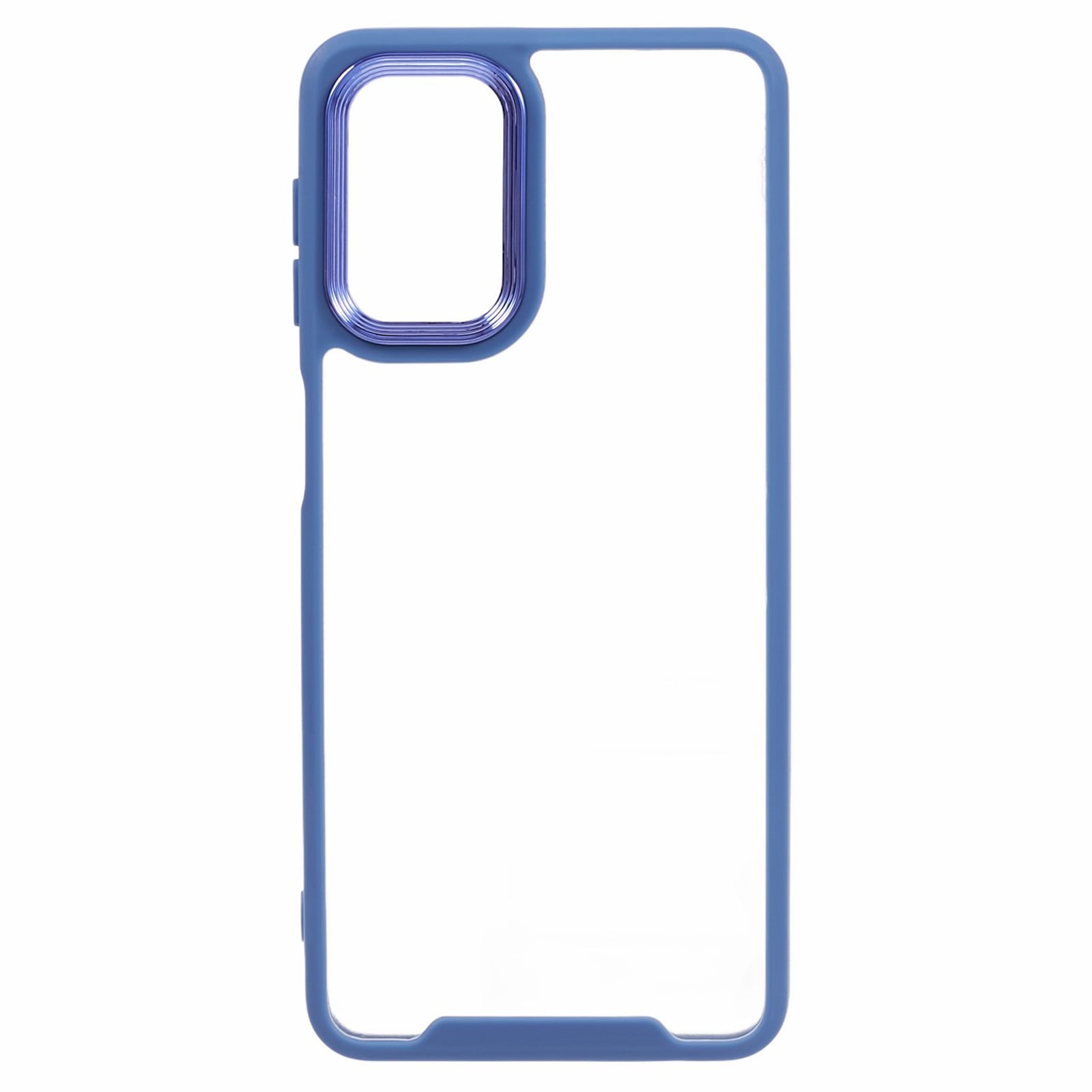 For Samsung Galaxy A32 5G M32 5G Phone Case Electroplating Lens Frame TPU Frame Transparent Acrylic Back Cover