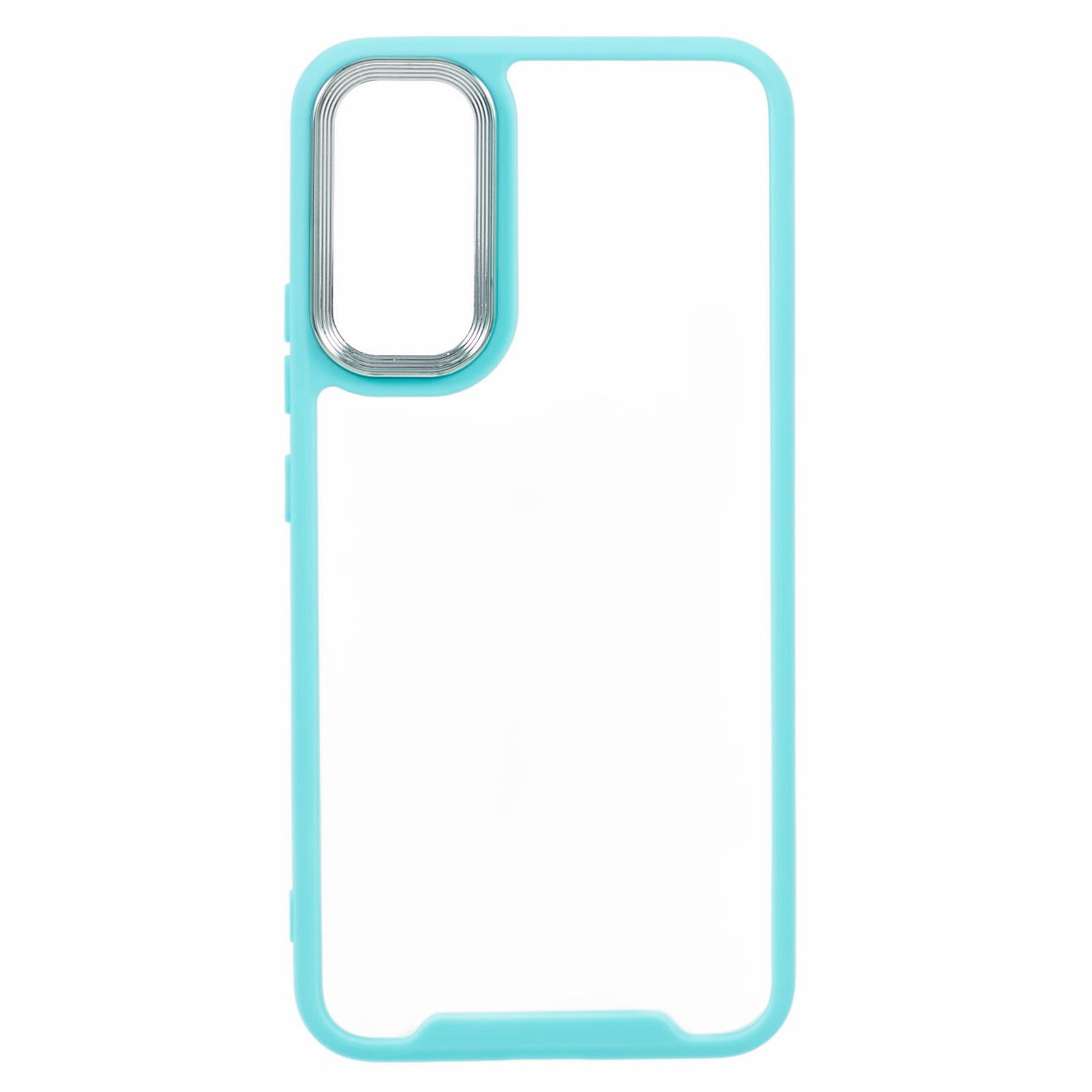 For Samsung Galaxy A34 5G TPU Frame Acrylic Back Phone Case Electroplating Lens Frame Transparent Cover