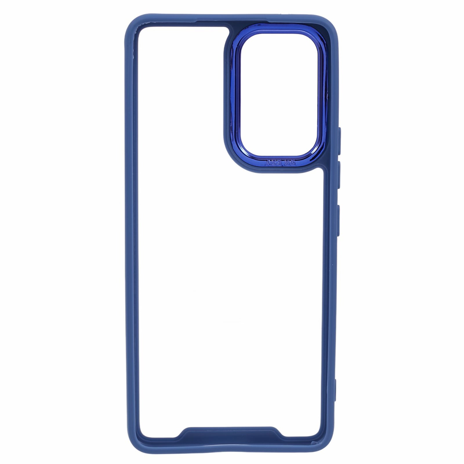 Transparent Case for Samsung Galaxy A33 5G Electroplating Lens Frame TPU Acrylic Phone Cover