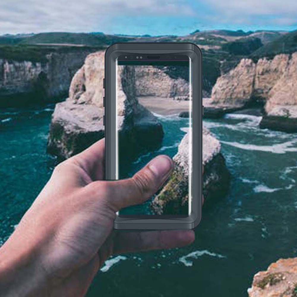 FS Series For Samsung Galaxy S8+ Diving Case IP68 Waterproof Sports Snowproof Clear Phone Cover