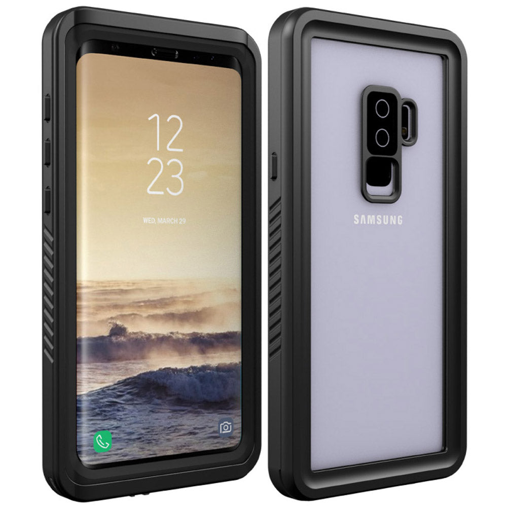 FS Series For Samsung Galaxy S9+ Underwater Diving Phone Case PC+TPU Clear IP68 Waterproof Cover