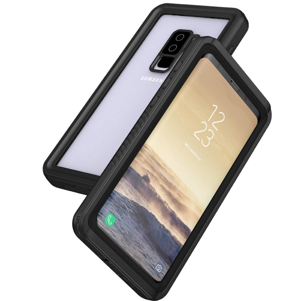 FS Series For Samsung Galaxy S9+ Underwater Diving Phone Case PC+TPU Clear IP68 Waterproof Cover