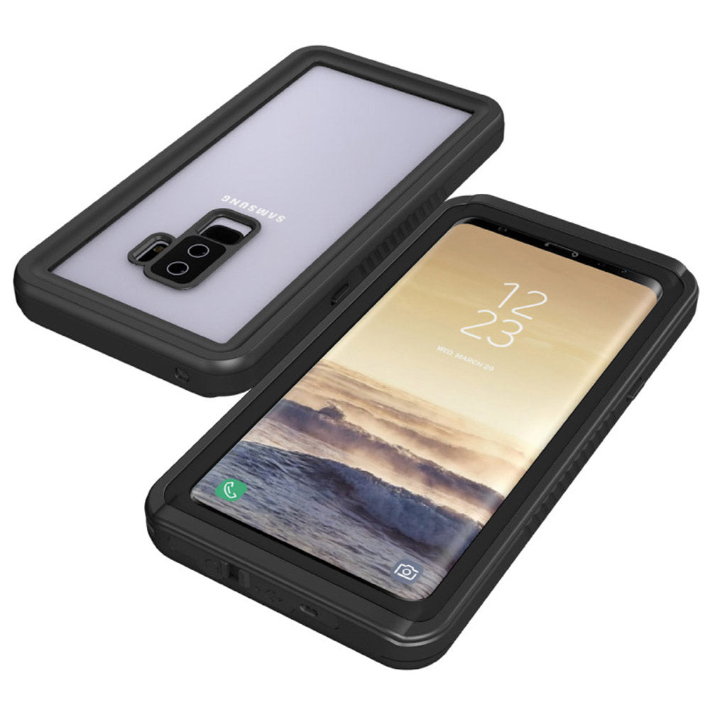 FS Series For Samsung Galaxy S9+ Underwater Diving Phone Case PC+TPU Clear IP68 Waterproof Cover