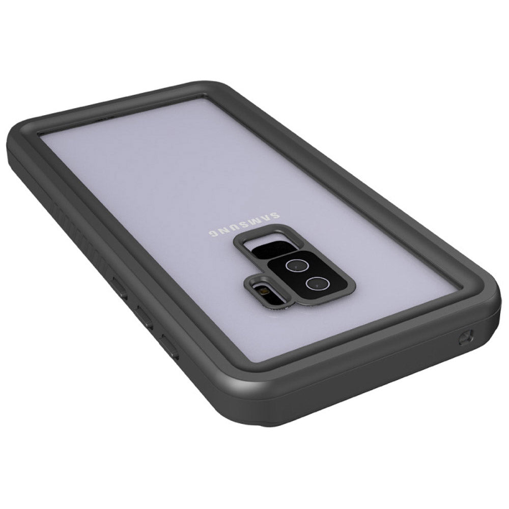 FS Series For Samsung Galaxy S9+ Underwater Diving Phone Case PC+TPU Clear IP68 Waterproof Cover