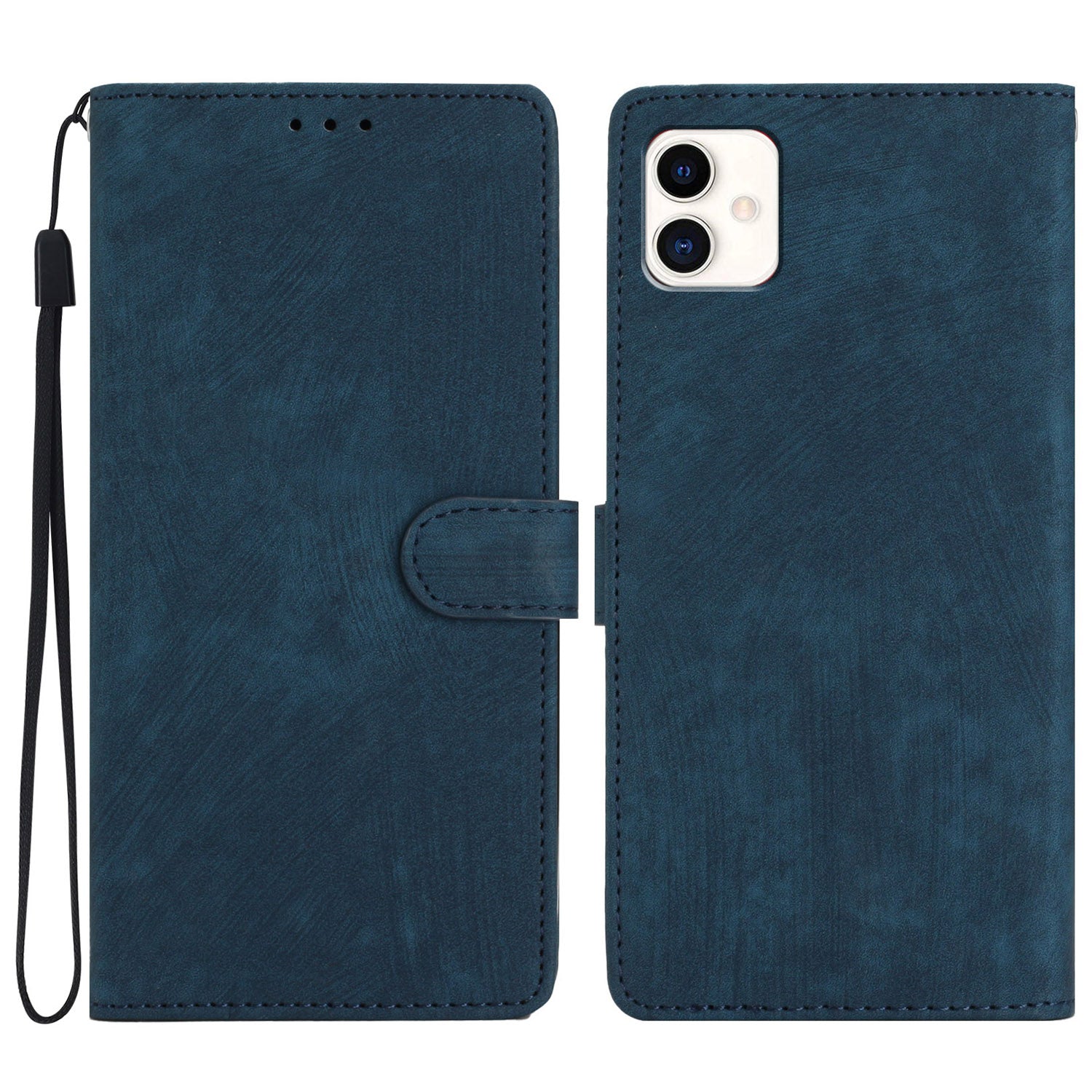 For Samsung Galaxy A05 4G Case PU Leather Folding Stand Solid Color Phone Cover