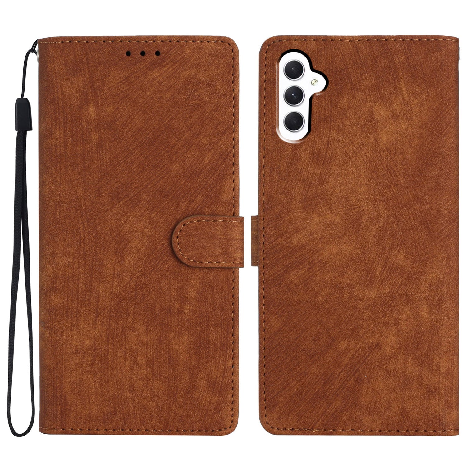 For Samsung Galaxy A05s 4G Case Skin-touch Feeling PU Leather Phone Cover