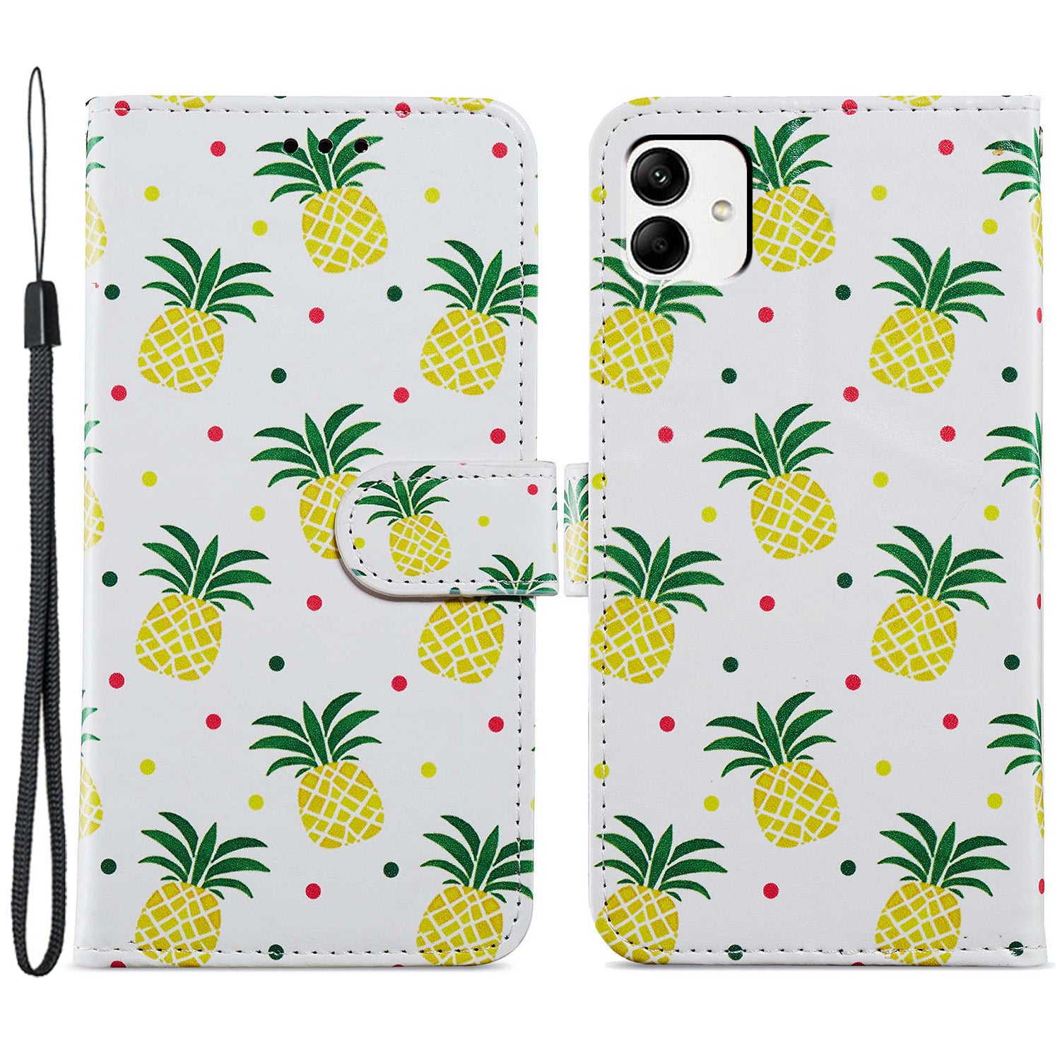 For Samsung Galaxy A05 4G Case Pattern Printing Stand PU Leather Phone Cover