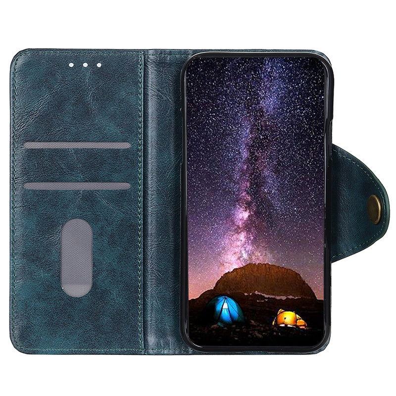 KHAZHEN For Samsung Galaxy A05s 4G Case PU Leather Folding Stand Wallet Phone Cover