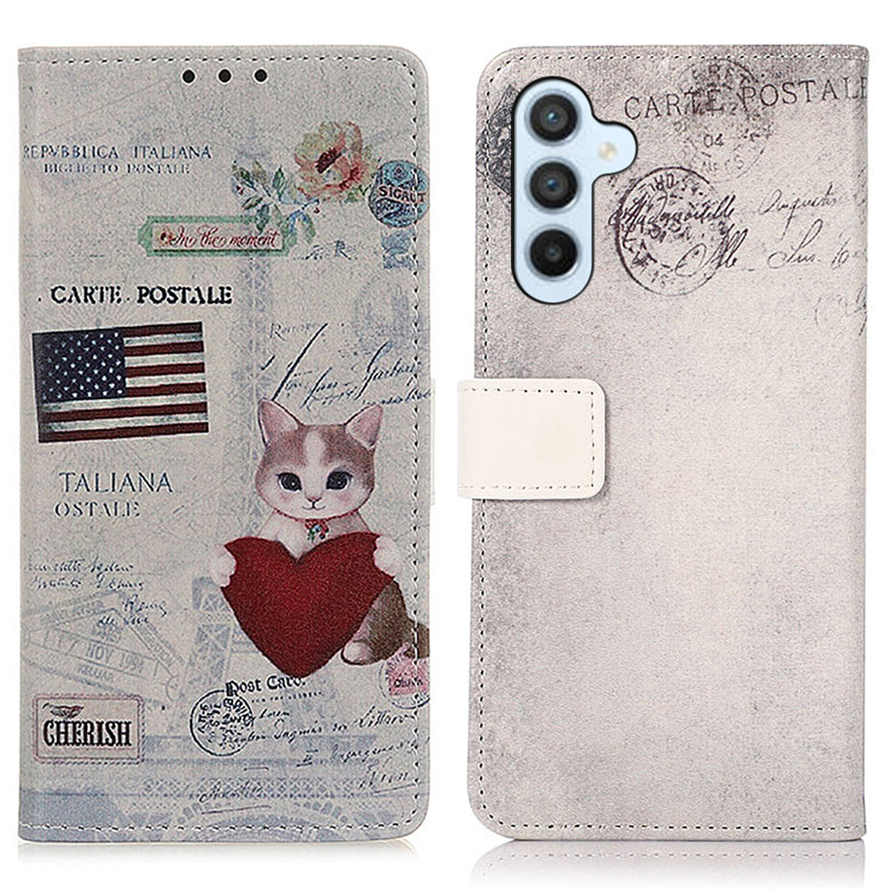 For Samsung Galaxy A05s 4G Case Wallet PU Leather Pattern Phone Cover