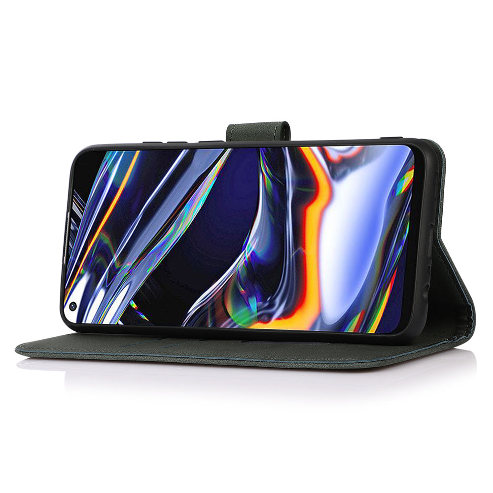 KHAZNEH For Samsung Galaxy A05 4G Case Textured Leather Mobile Phone Cover Wallet Stand Shell