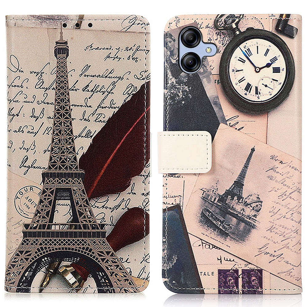 For Samsung Galaxy A05 4G Case Wallet Pattern Printed Leather Stand Phone Cover