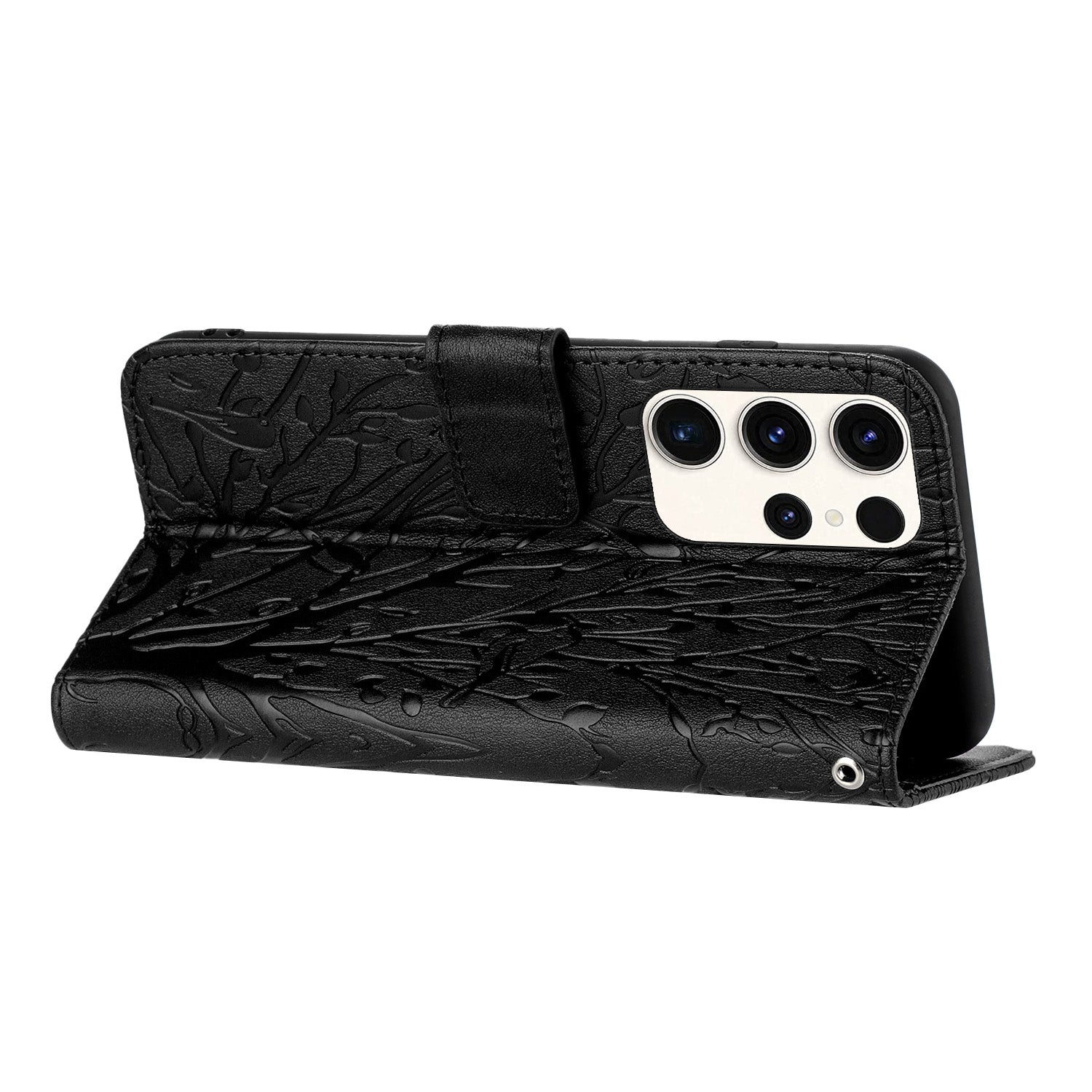 For Samsung Galaxy S22 Ultra 5G Case Wallet PU Leather Phone Cover with Stand