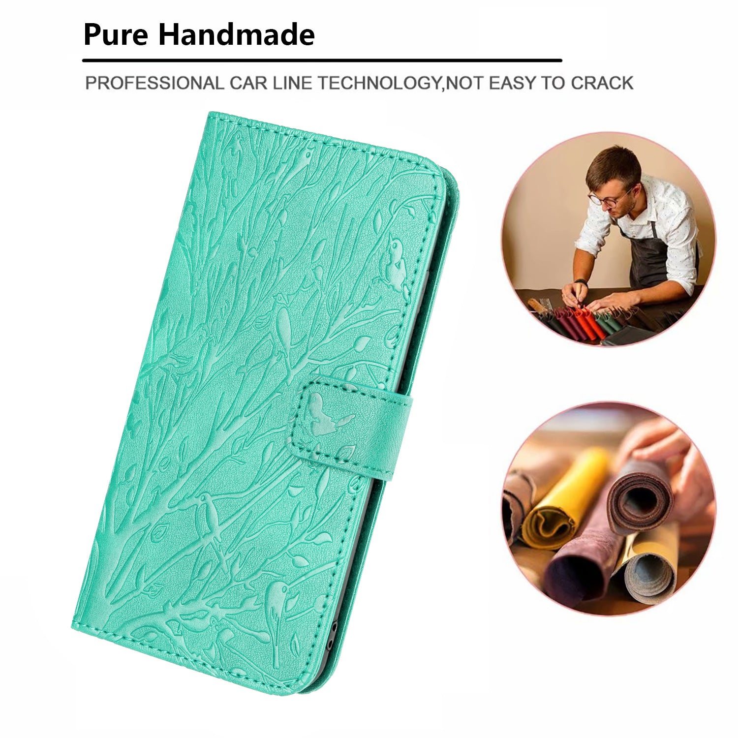 For Samsung Galaxy A34 5G Case Phone Leather Cover with Wallet Stand
