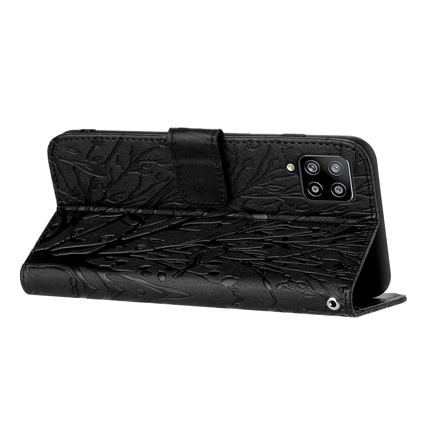 For Samsung Galaxy A42 5G Leather Case Wallet Stand Imprinted Phone Cover