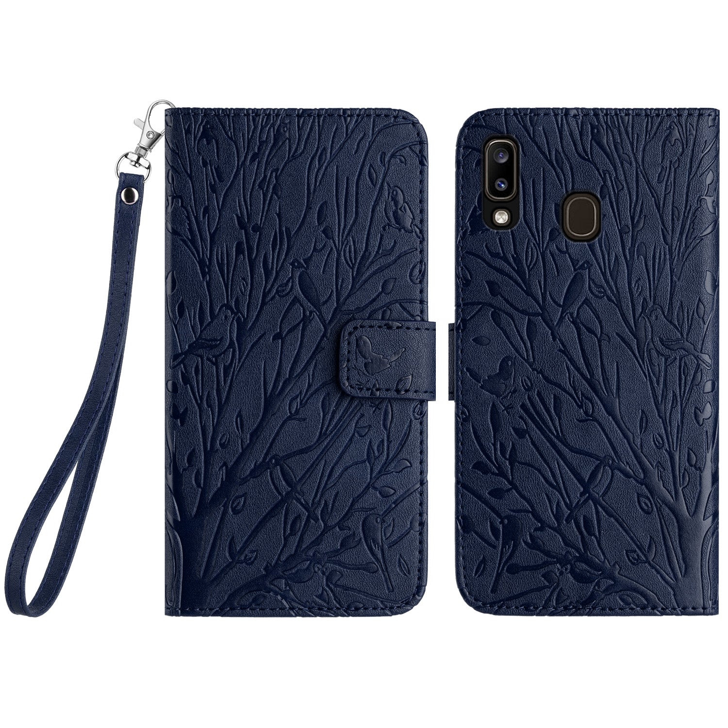 PU Leather Mobile Phone Cover for Samsung Galaxy A40 Case with Wallet Stand