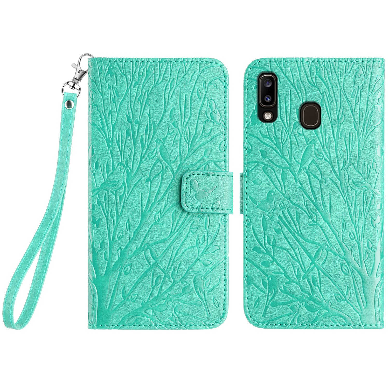 PU Leather Mobile Phone Cover for Samsung Galaxy A40 Case with Wallet Stand