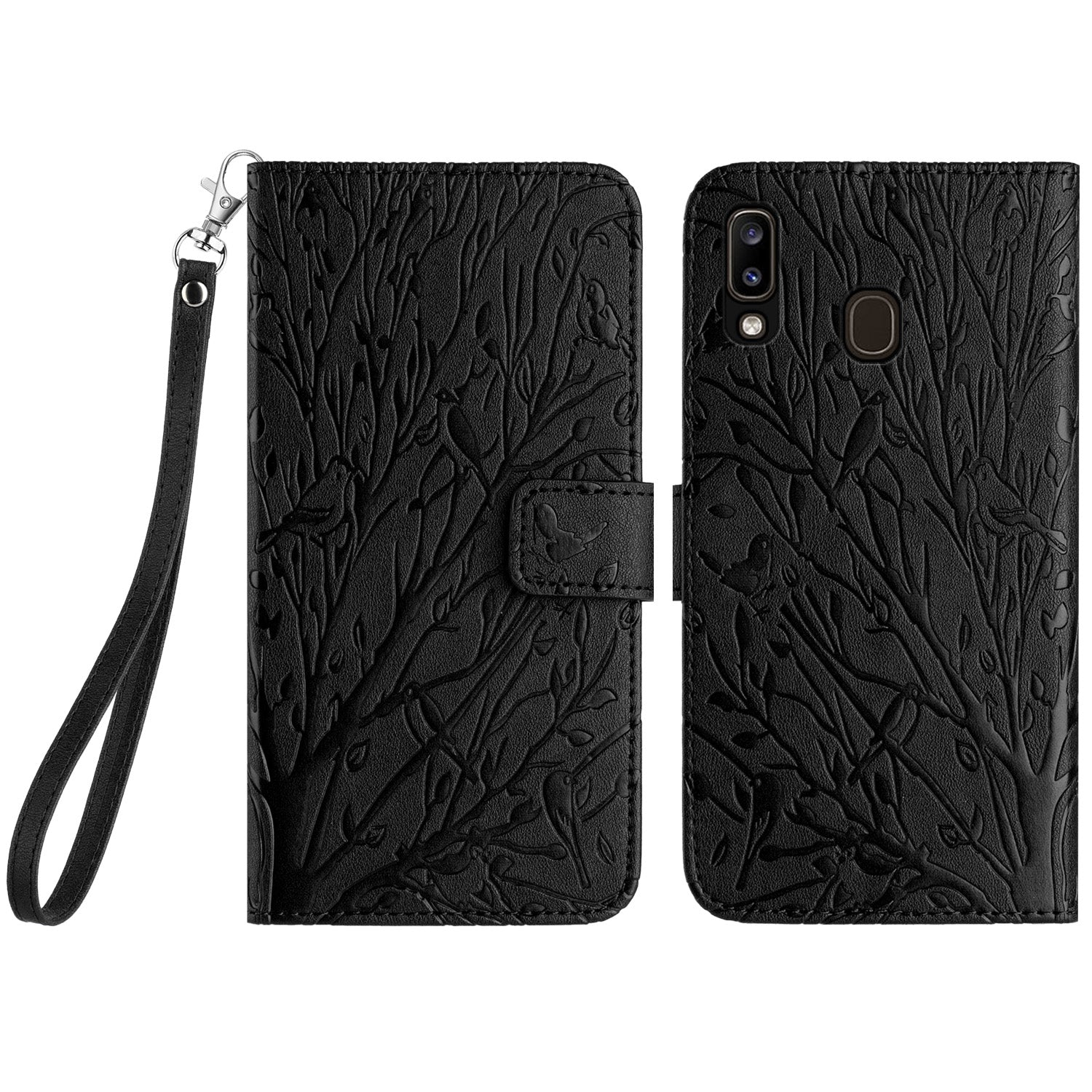 PU Leather Mobile Phone Cover for Samsung Galaxy A40 Case with Wallet Stand
