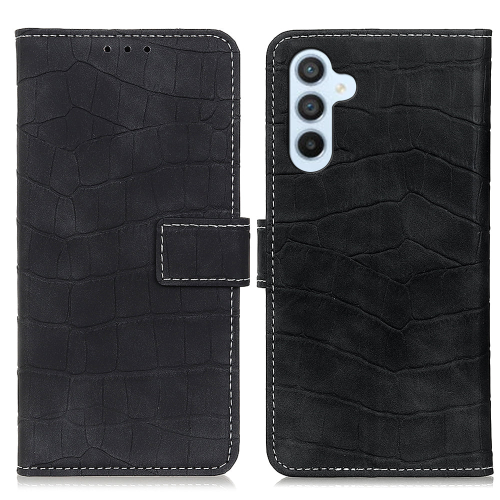 For Samsung Galaxy A05s 4G Case Shockproof Phone Shell Stand Crocodile Texture Leather Wallet