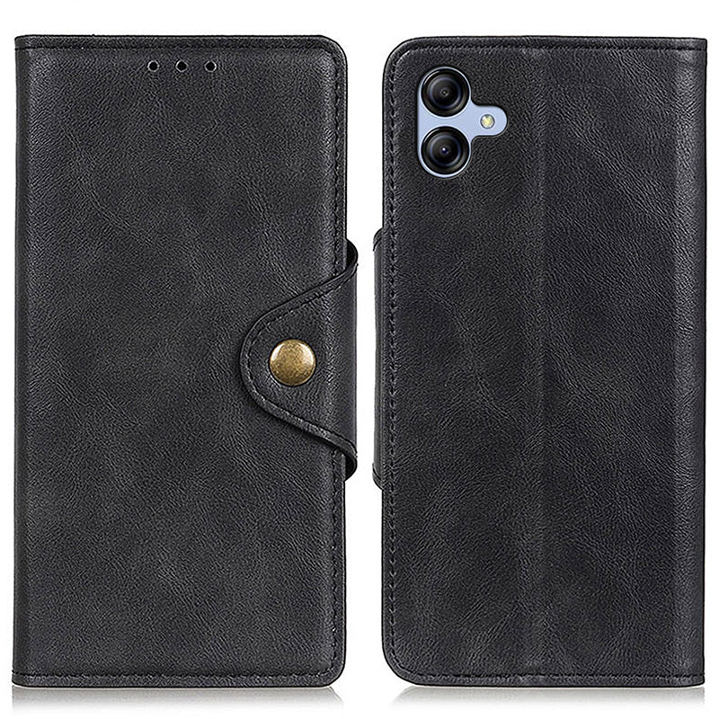 For Samsung Galaxy A05 4G Case Flip Leather Wallet Brass Buckle Phone Cover