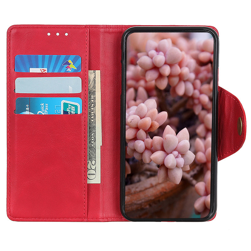 For Samsung Galaxy A05 4G Case Flip Leather Wallet Brass Buckle Phone Cover