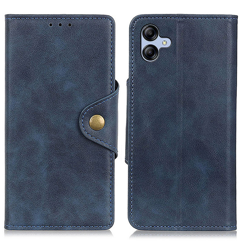 For Samsung Galaxy A05 4G Case Flip Leather Wallet Brass Buckle Phone Cover