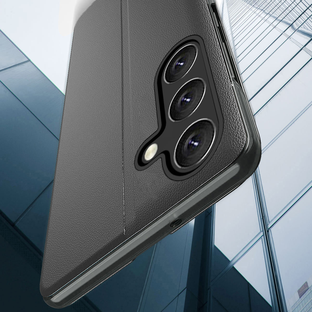 For Samsung Galaxy M34 5G F34 5G Case View Window PU Leather Stand Phone Cover