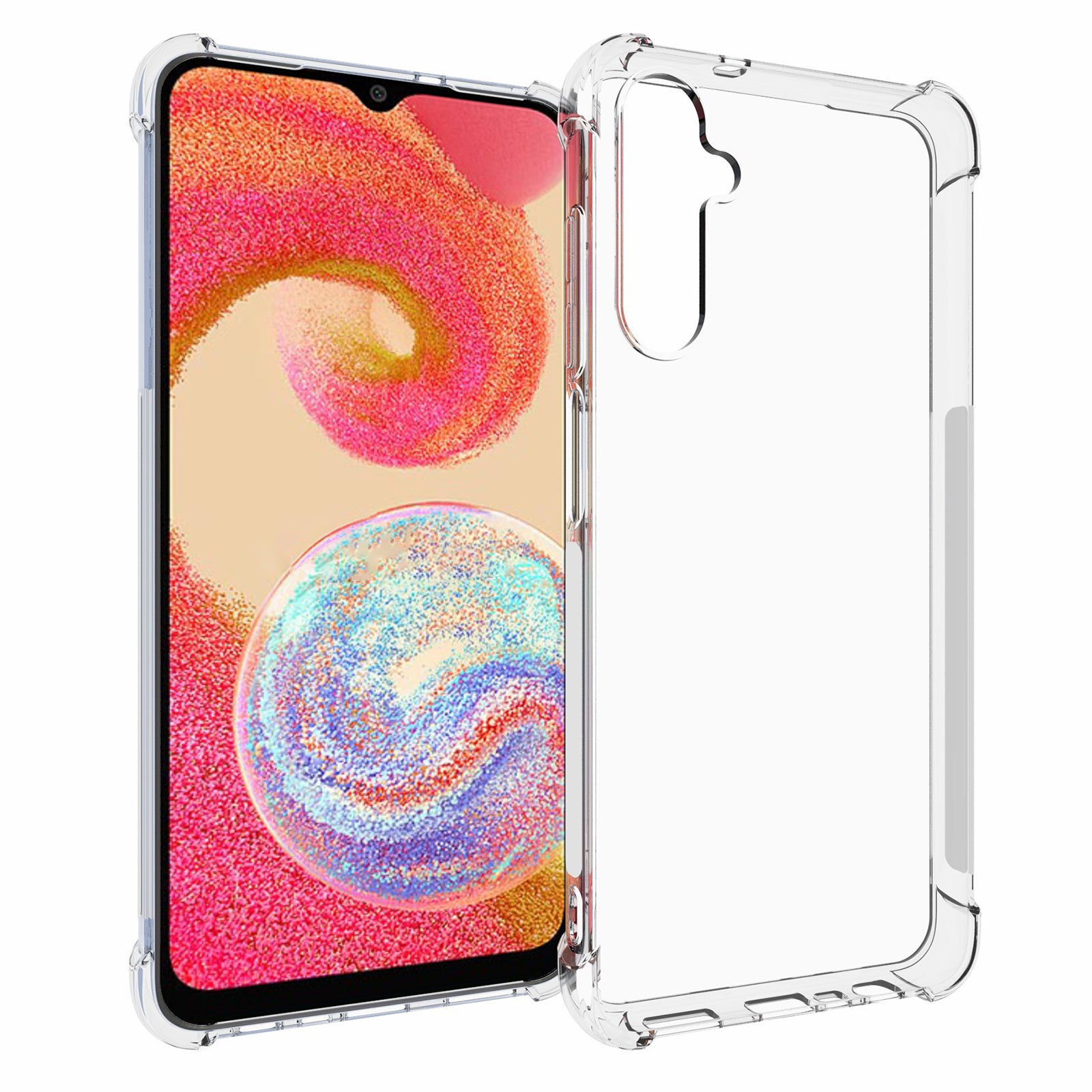 For Samsung Galaxy A05 4G Case Transparent TPU Shell Anti-Slip Mobile Phone Cover