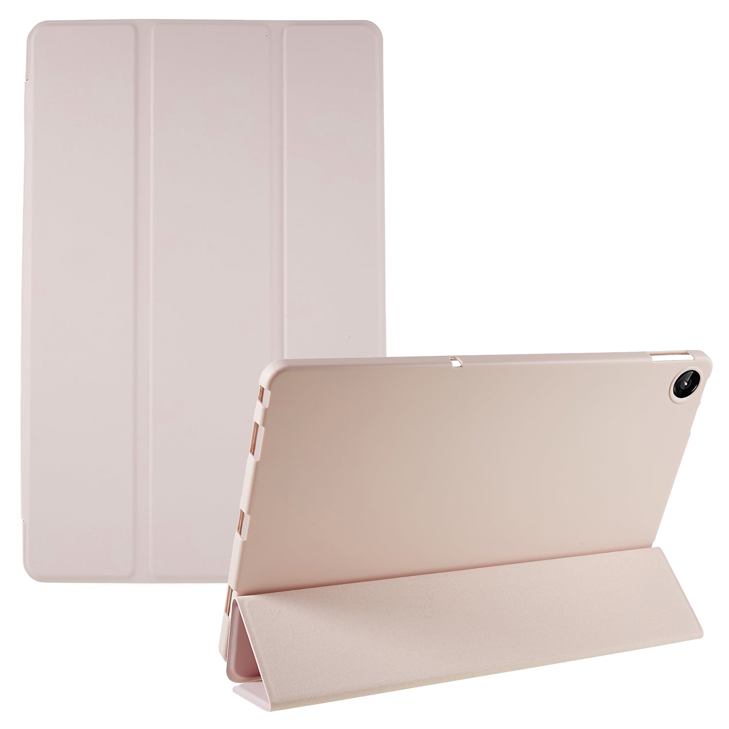 For Lenovo Tab M10 Plus (3rd Gen) Xiaoxin Pad 2022 10.6 inch Tri-fold Stand PU Leather Silicone Cover Tablet Anti-drop Shockproof Case