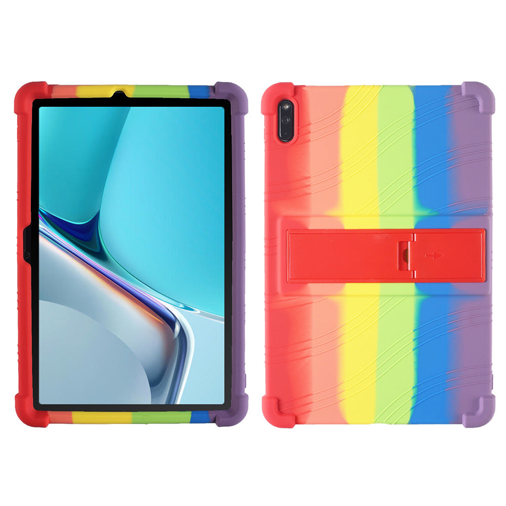 Protective Cover for Huawei MatePad 11 (2021) PC Kickstand Anti-fall Soft Silicone Tablet Case