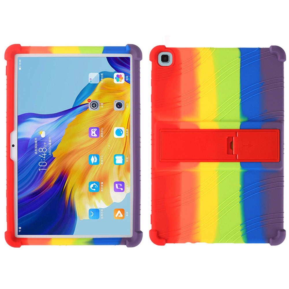 Soft Silicone Cover for Honor Pad 7 10.1-inch 2020 Tablet Protective Case with PC Kickstand Design