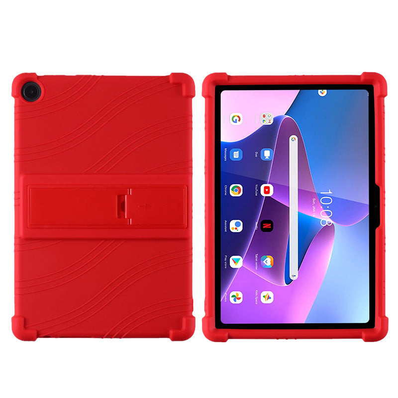 Til Lenovo Tab M10 (Gen 3) TB-328XU Anti-drop tablet-etui Anti-ridse silikone tablet cover med støtte