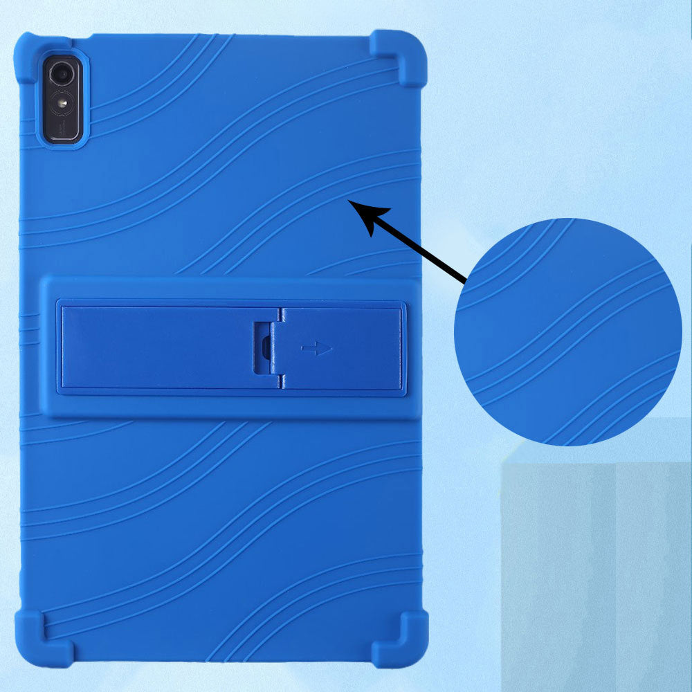 Til Lenovo Pad Pro 2022 TB138FC TB132FU Silikone tablettaske Multi-Angle Kickstand Beskyttelsescover