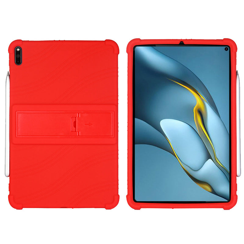 For Huawei MatePad Pro 10.8 (2021) MRR-W19 Shockproof Silicone Tablet Case PC Kickstand Protective Cover
