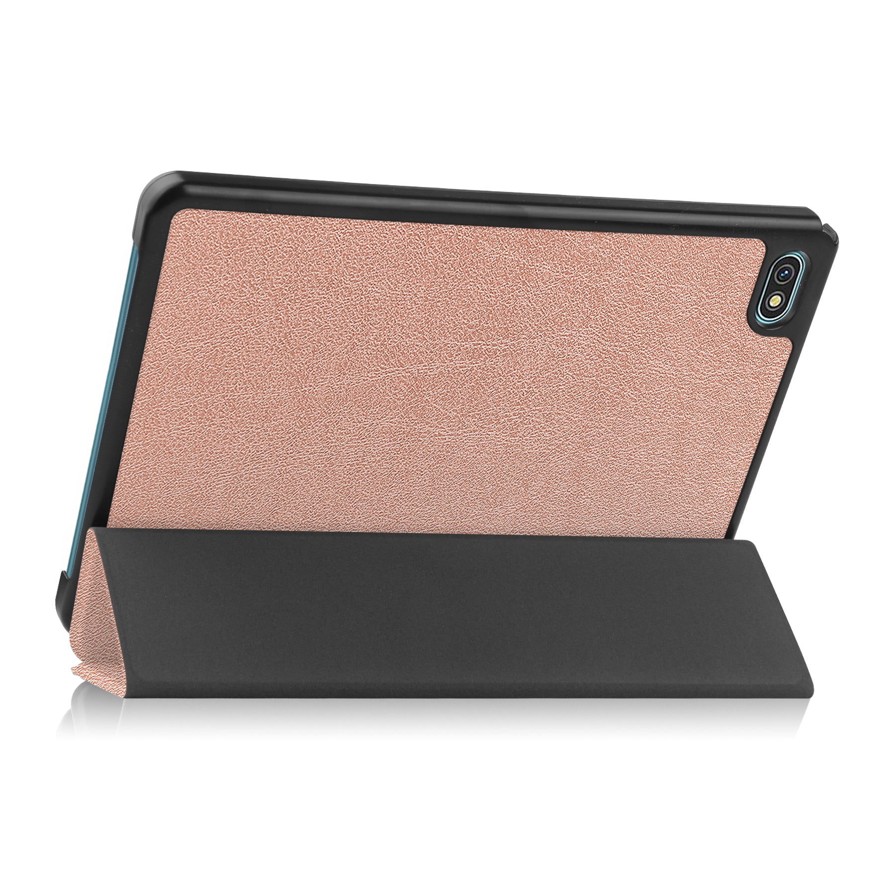 For Blackview Oscal Pad 10 Tri-fold PU Leather Tablet Case Stand Auto Wake Sleep Anti-scratch Tablet Cover