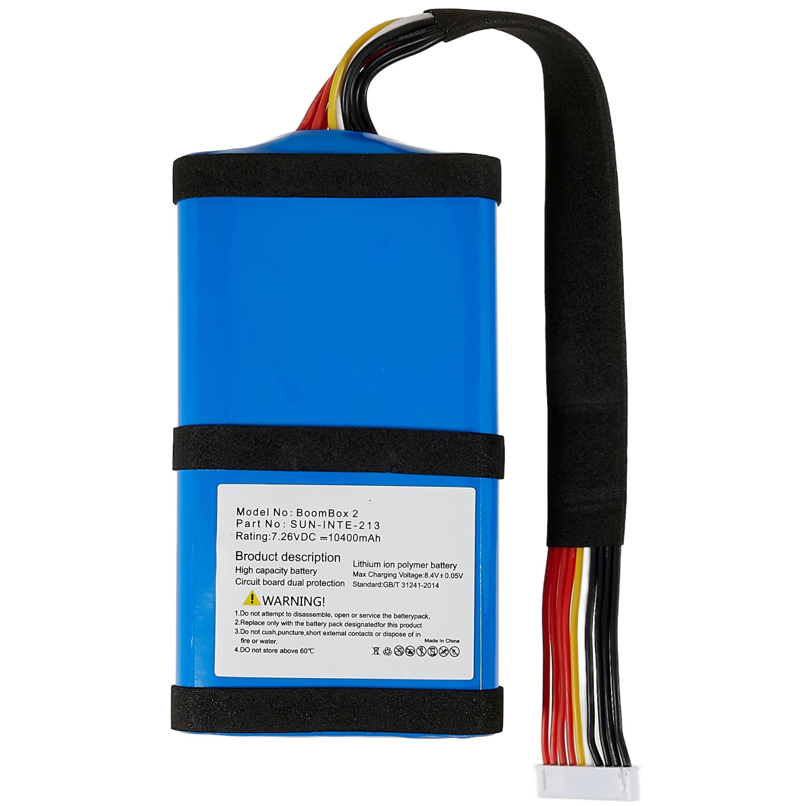 For JBL Boombox 2 7.26V 10400mAh Lithium-ion Polymer Battery Replacement Part (Encode: SUN-INTE-213) (without Logo)