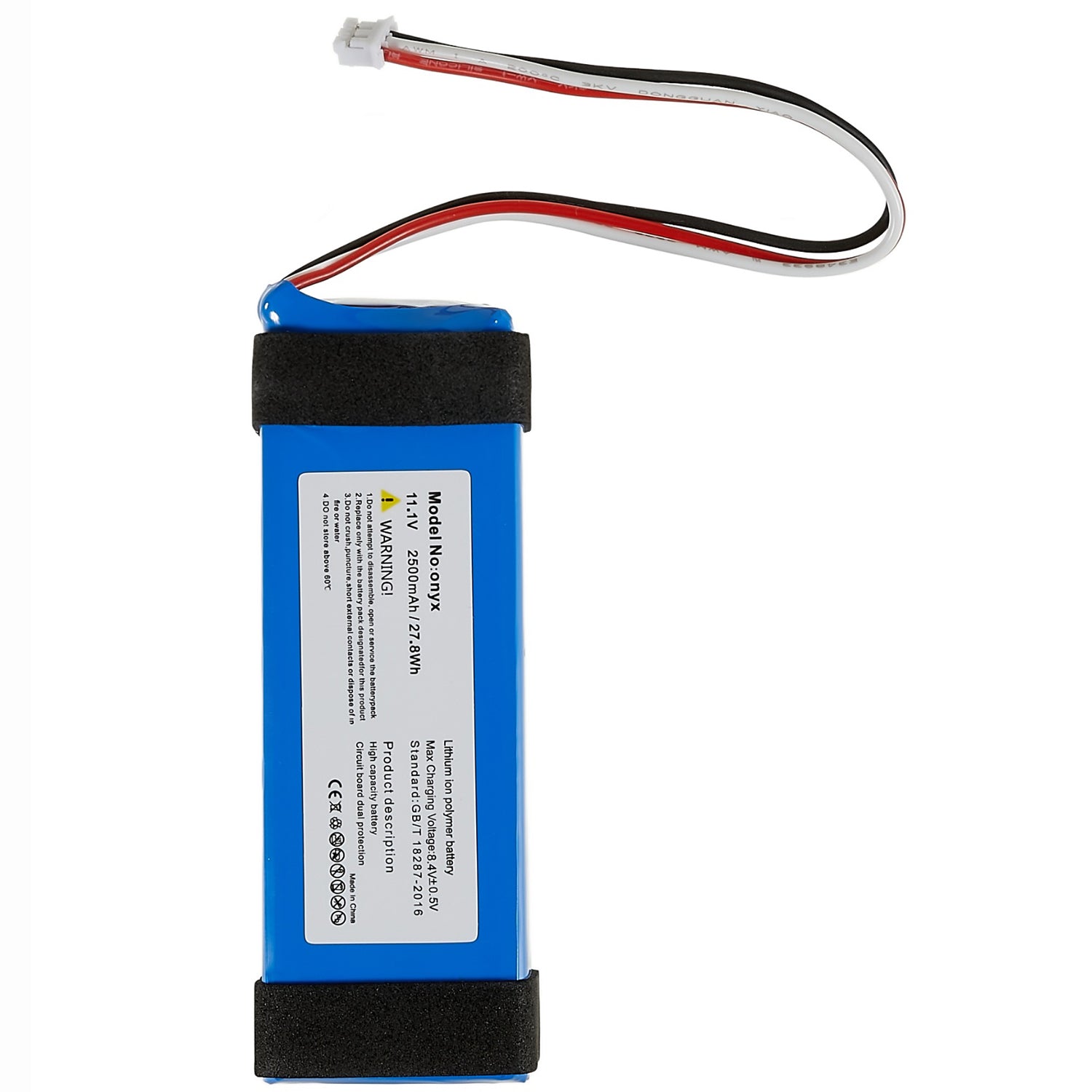For Harman Kardon Onyx 8.40V 2500mAh Lithium-ion Polymer Battery Replacement Part (without Logo)