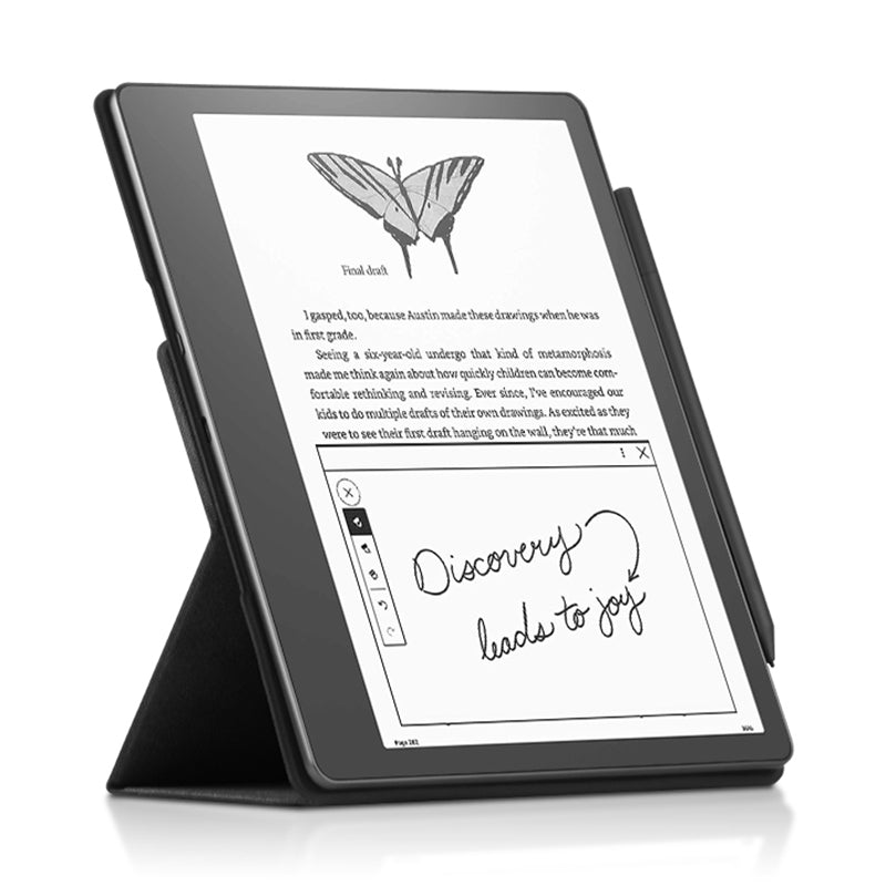 For Amazon Kindle Scribe Magnetic E-reader Case PU Leather Stand Protective Cover