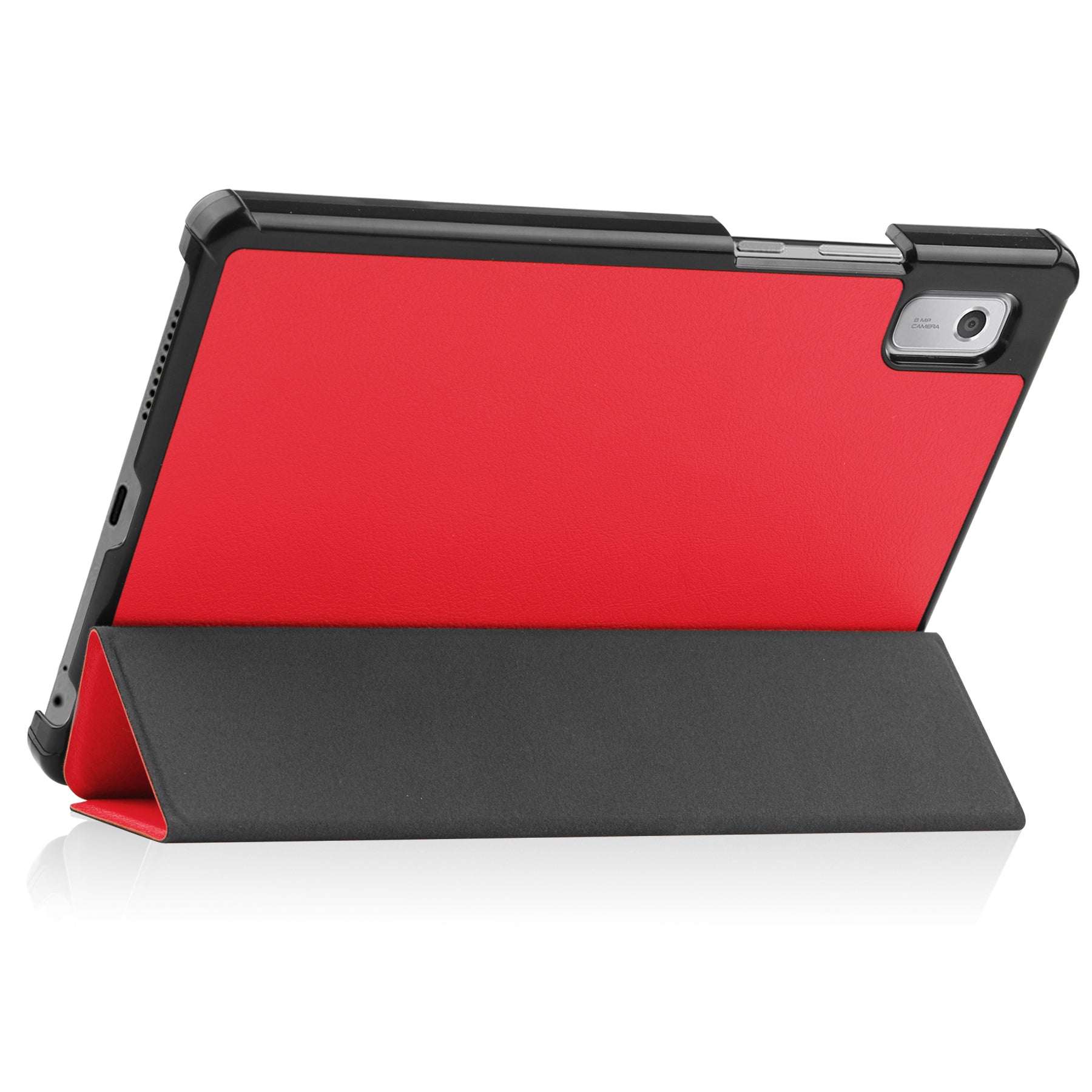 For Lenovo Tab M9 Anti-scratch PU Leather Tablet Case Tri-fold Stand Protective Cover