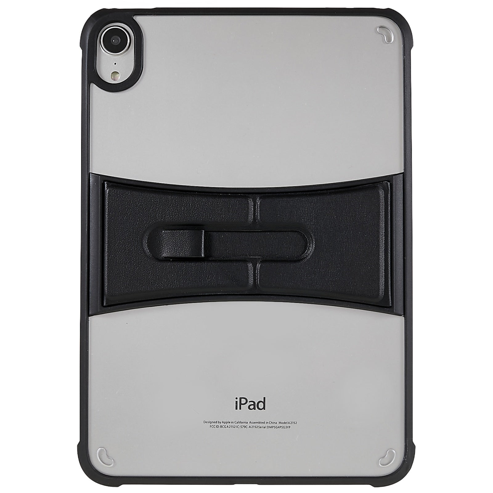 Transparent TPU Acrylic Tablet Case for iPad mini (2021) Leather Kickstand Anti-drop Tablet Cover