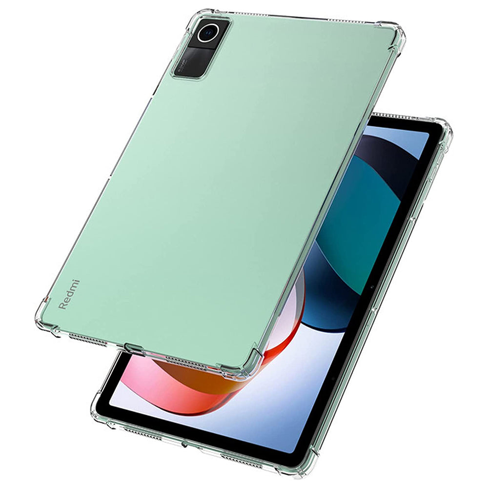 For Xiaomi Redmi Pad Soft TPU Tablet Case Reinforced Corners Anti-drop Transparent Tablet Cover