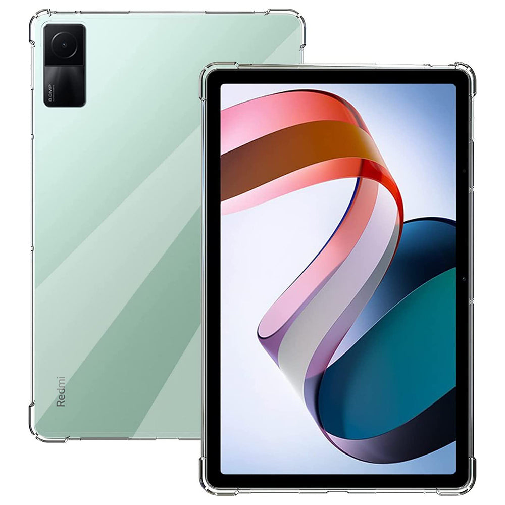 For Xiaomi Redmi Pad Soft TPU Tablet Case Reinforced Corners Anti-drop Transparent Tablet Cover