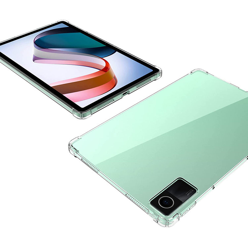 For Xiaomi Redmi Pad Soft TPU Tablet Case Reinforced Corners Anti-drop Transparent Tablet Cover