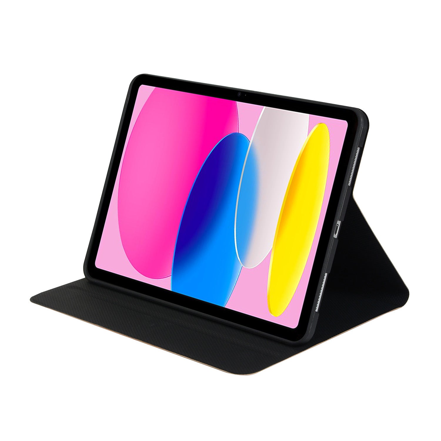 For iPad 10.9 (2022) PU Leather TPU Tablet Protective Case Auto Wake Sleep Shockproof Stand Cover