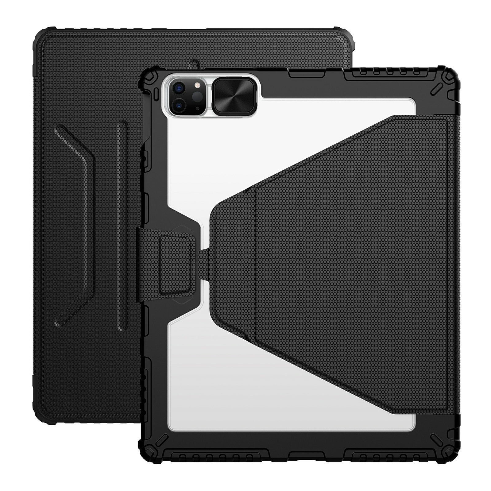 NILLKIN Pro for iPad Pro 12.9 (2022) (2021) (2020) Detachable Tablet Case 360-degree Rotary Stand Anti-scratch Leather Cover