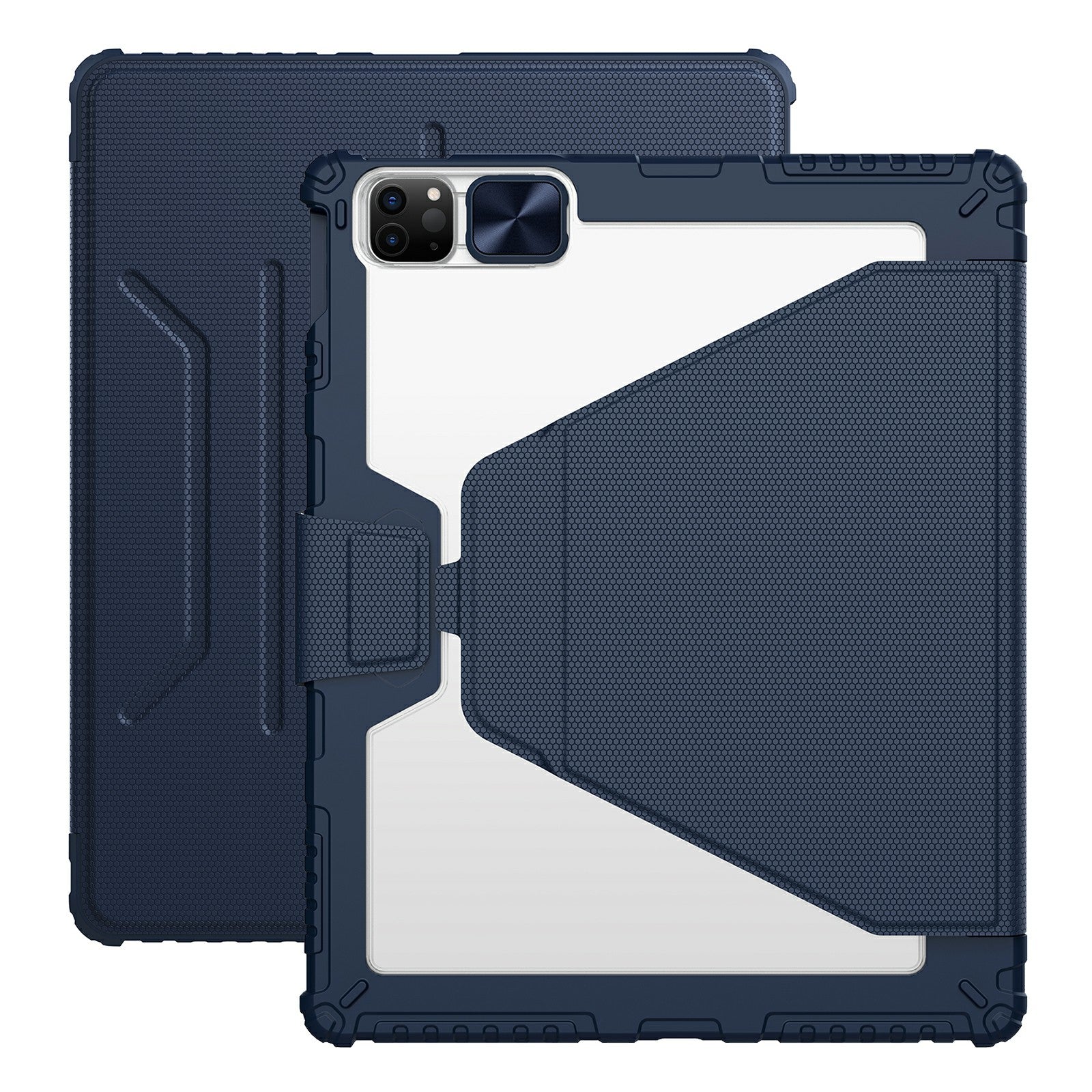NILLKIN Pro for iPad Pro 12.9 (2022) (2021) (2020) Detachable Tablet Case 360-degree Rotary Stand Anti-scratch Leather Cover