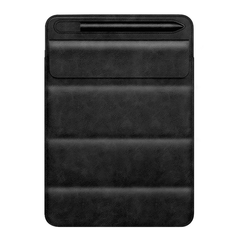 Universal Sleeve Bag for 9.7-11 Tablets Carrying Case Portable Anti-Scratch Bag with Tri-fold Stand Brown