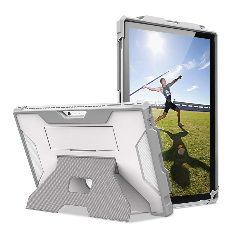 For Microsoft Surface Pro 4 5 6 7 Hard PC TPU Case Portable Carrying Case with Pencil Holder